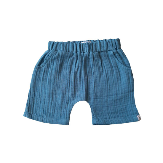 Muslin shorts - dark blue Muslin shorts - dark blue